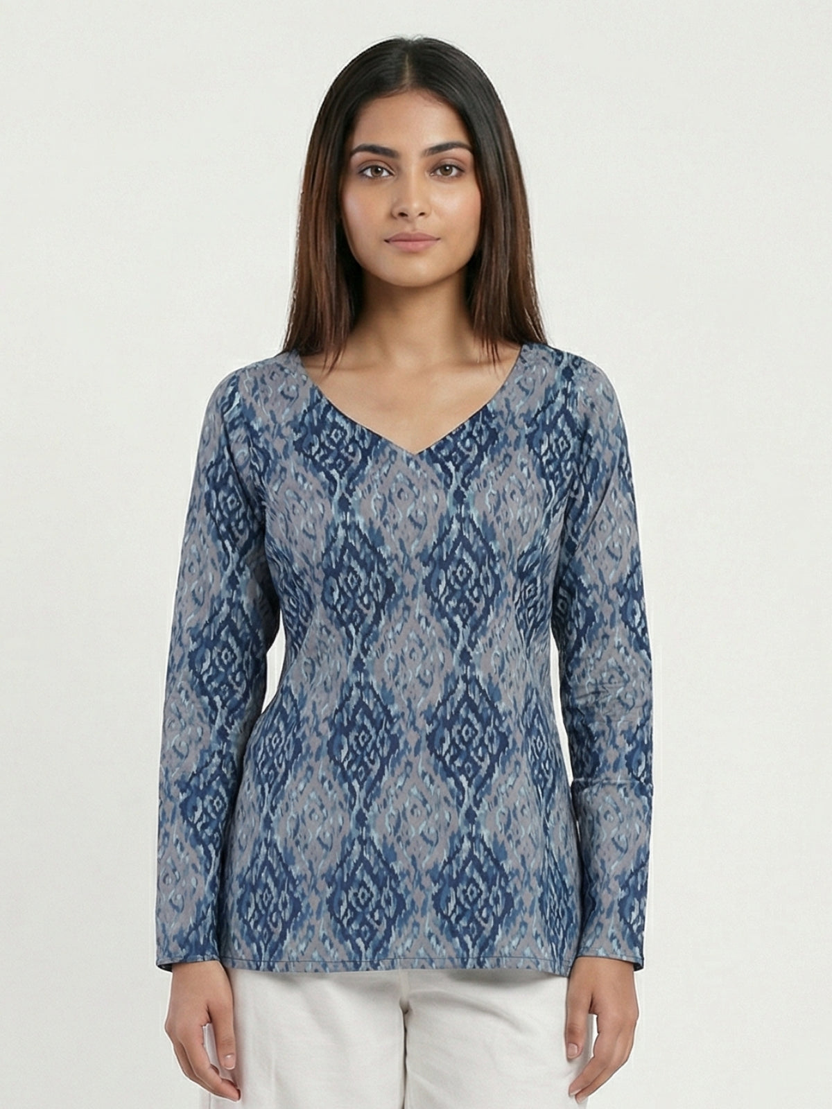 Manzil Sleeved Modest Kurti