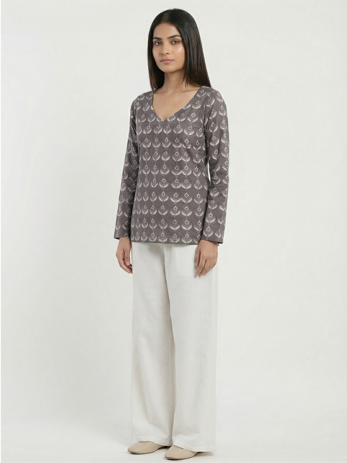 Urvi Sleeved Modest Kurti
