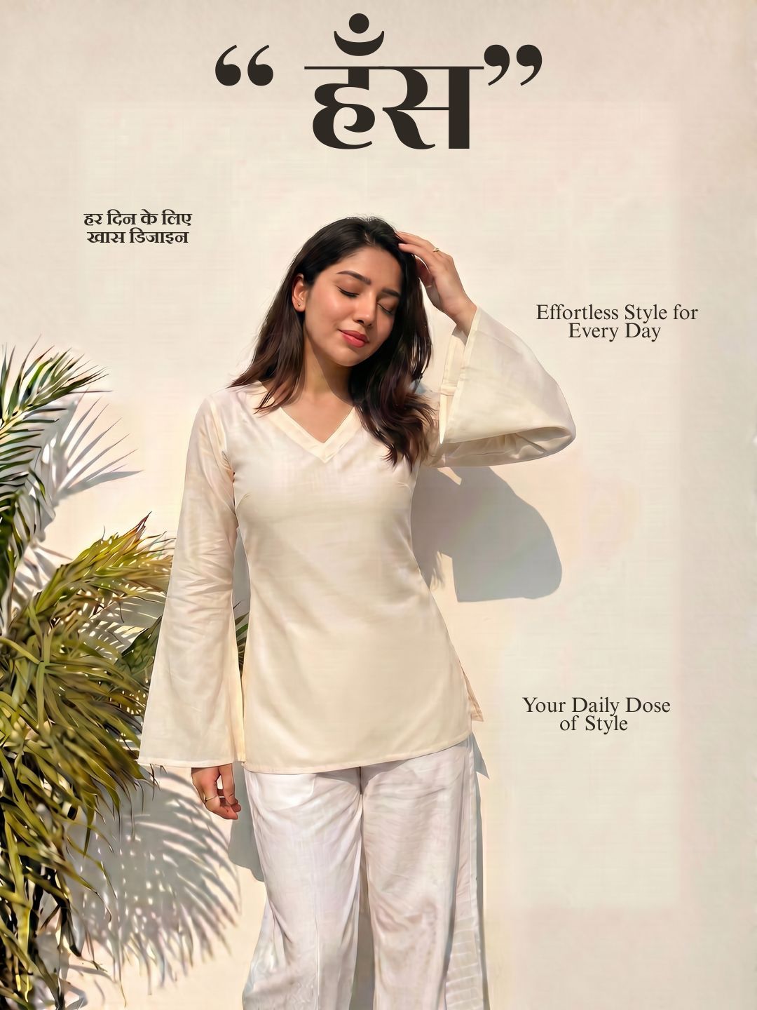 Hans Bell Sleeves Kurti