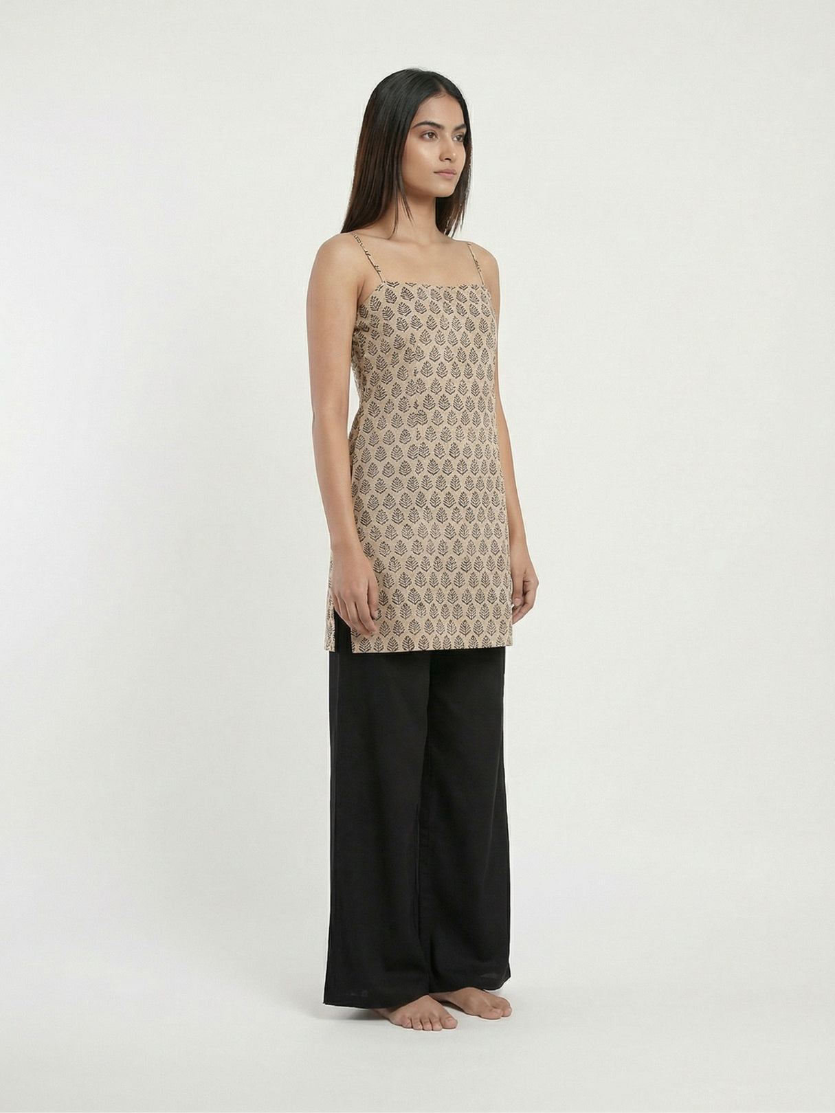 Aalam Noodle Strap Corset Kurti