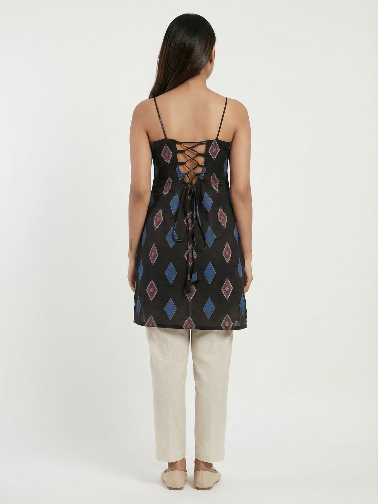 Aradhya Noodle Strap Corset Kurti