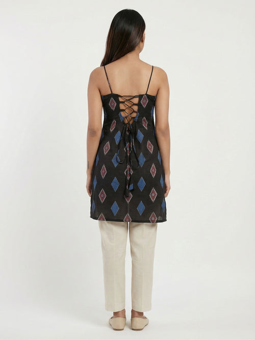 Aradhya Noodle Strap Corset Kurti
