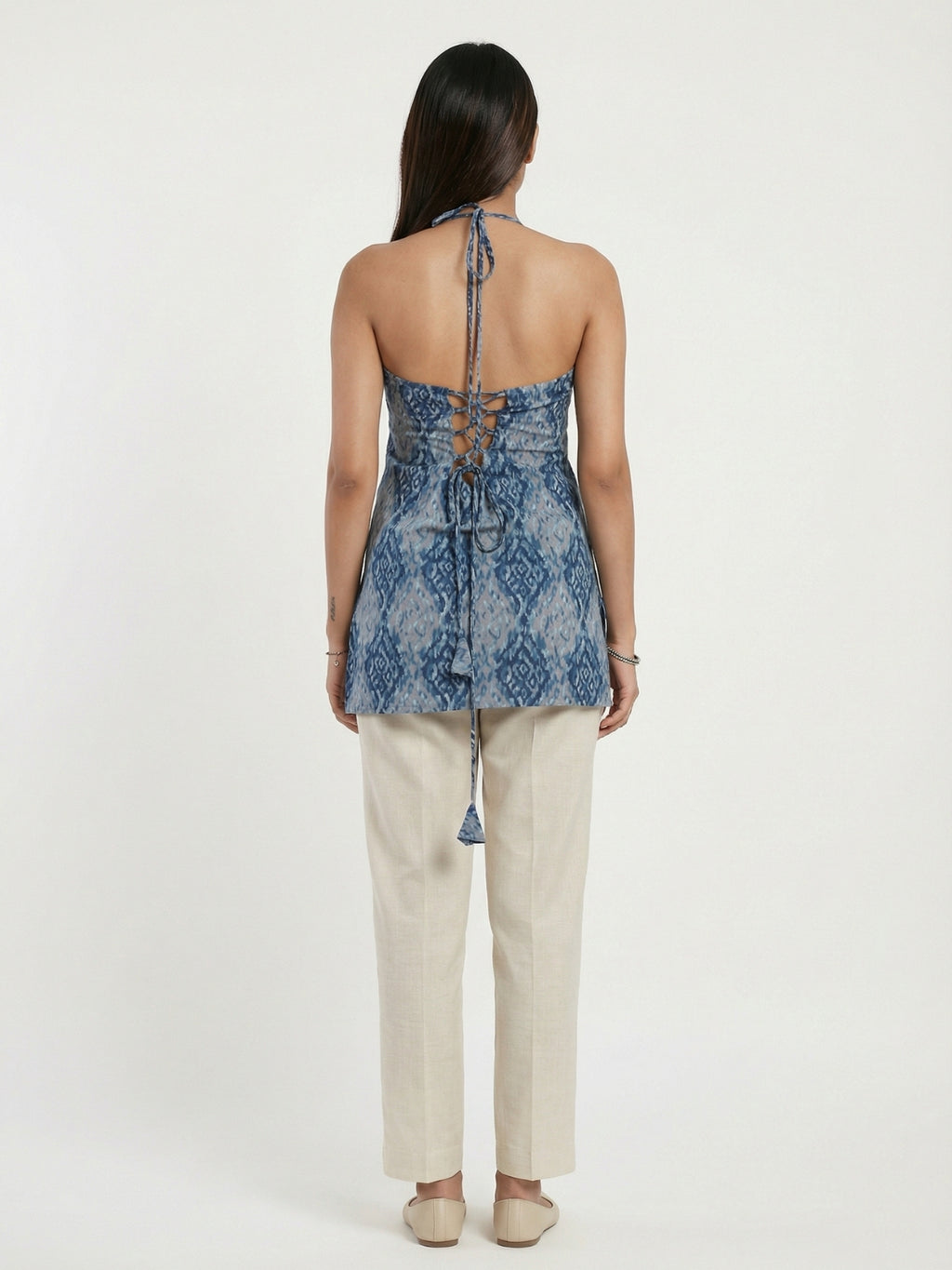 Bayaan Halterneck Corset Kurti