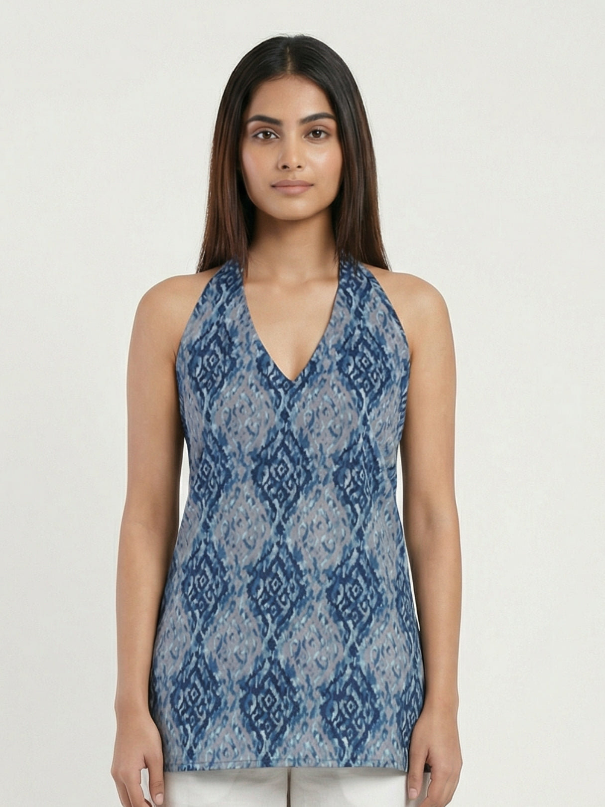 Bayaan Halterneck Corset Kurti