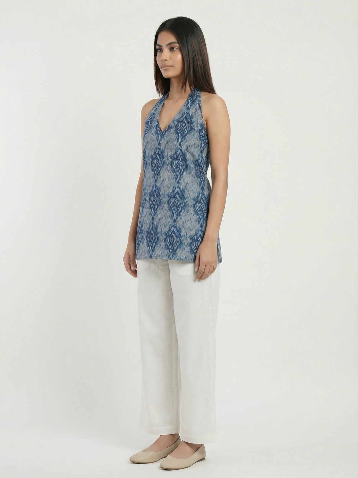 Bayaan Halterneck Corset Kurti