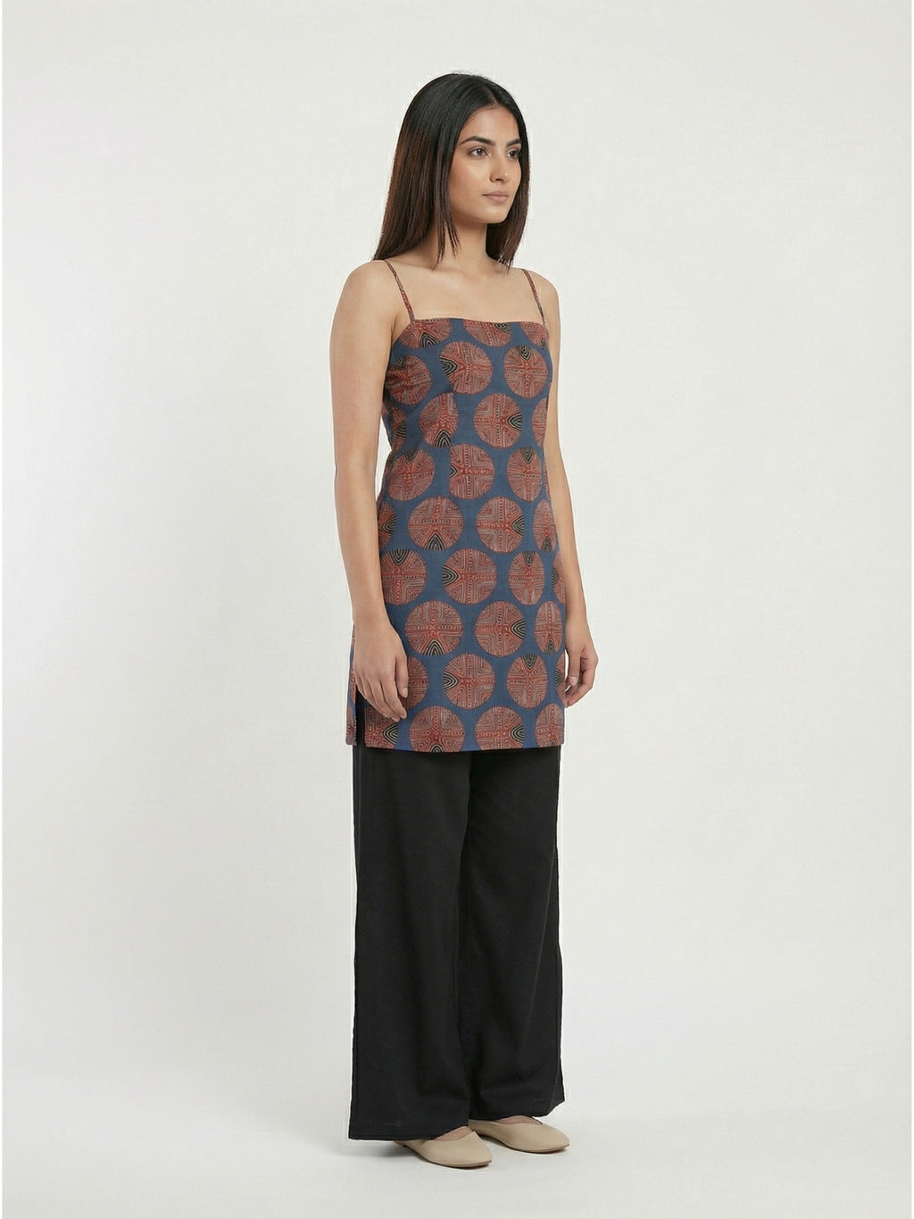 Mannat Noodle Strap Corset Kurti