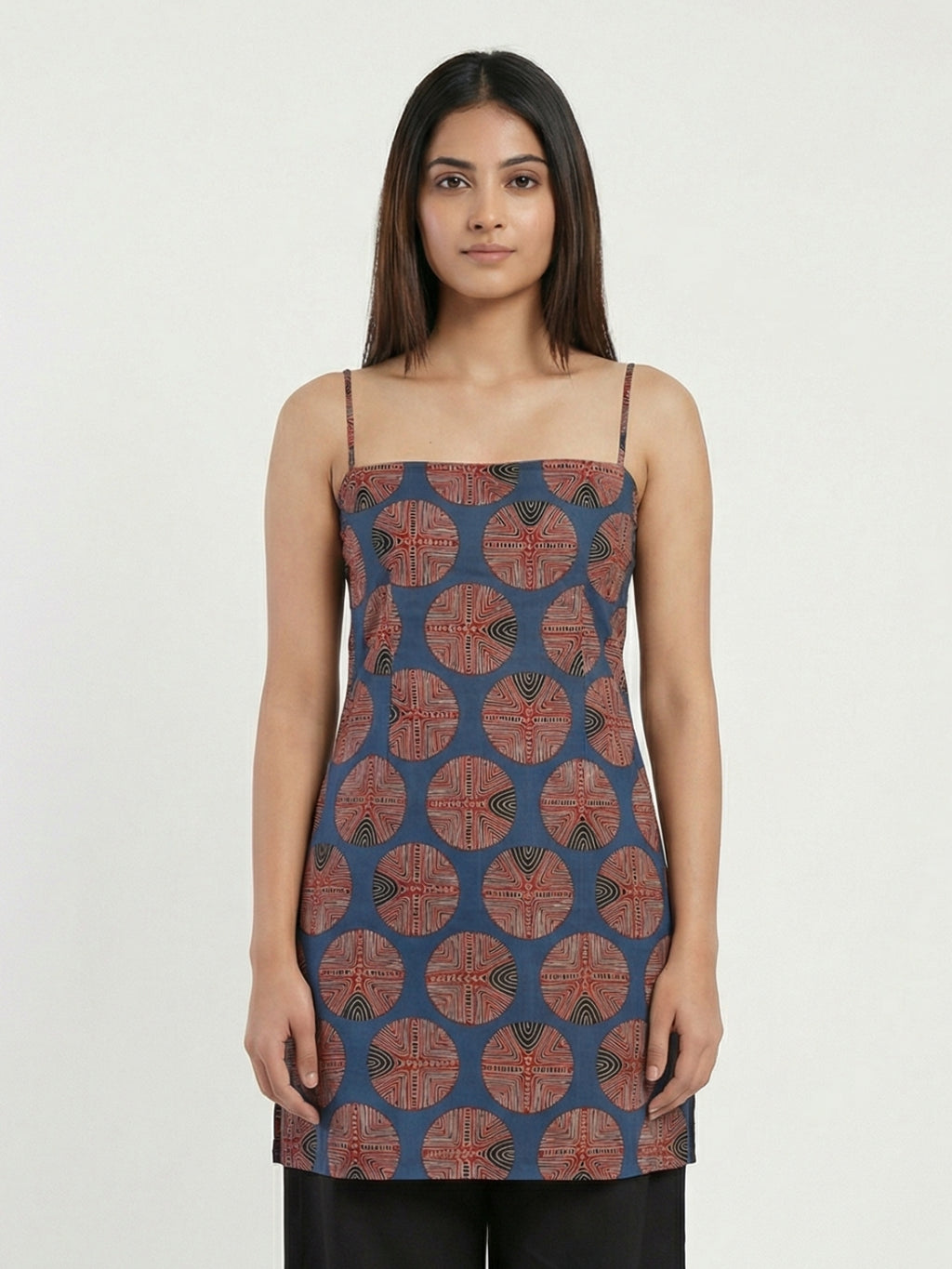 Mannat Noodle Strap Corset Kurti