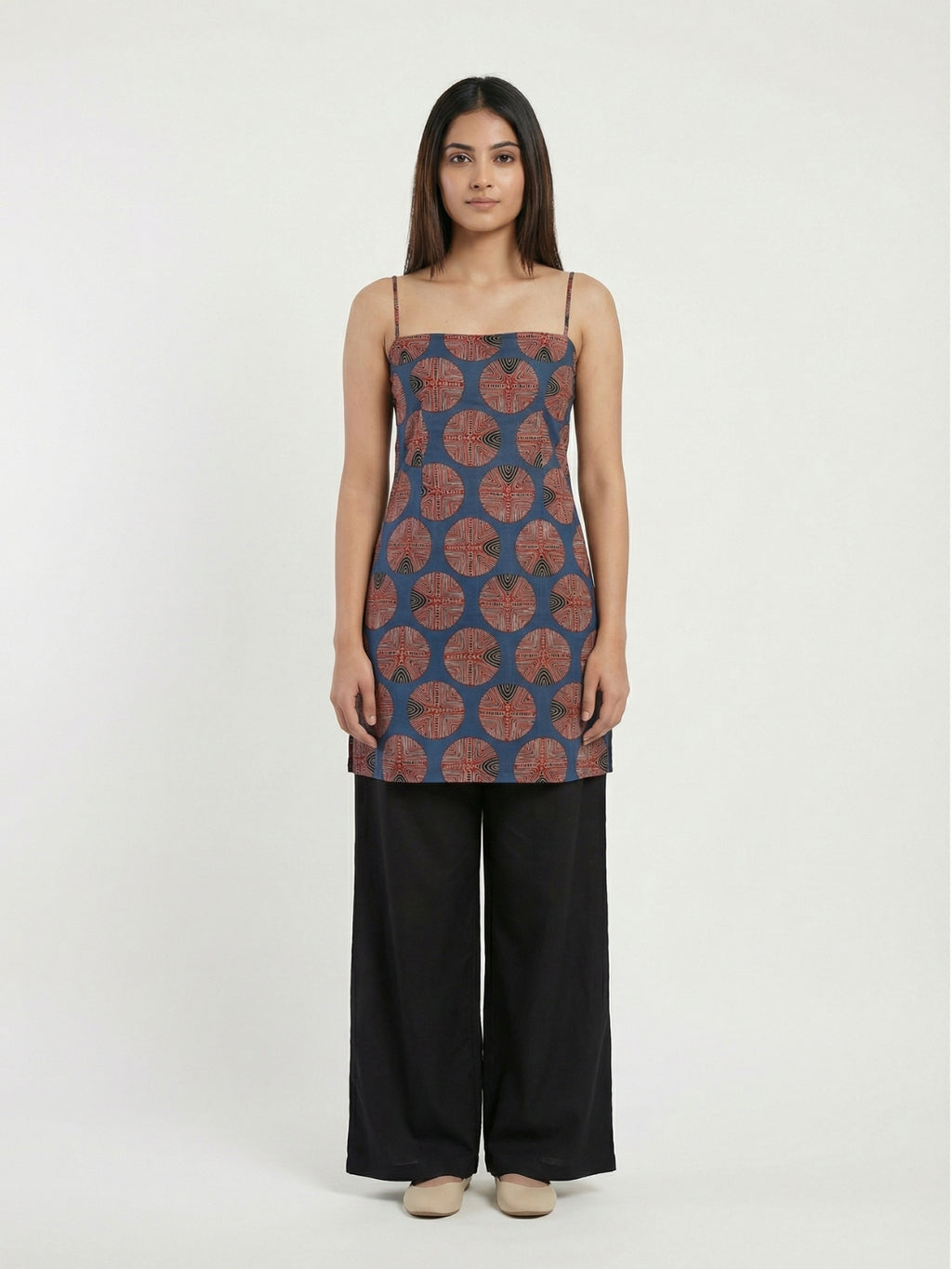 Mannat Noodle Strap Corset Kurti