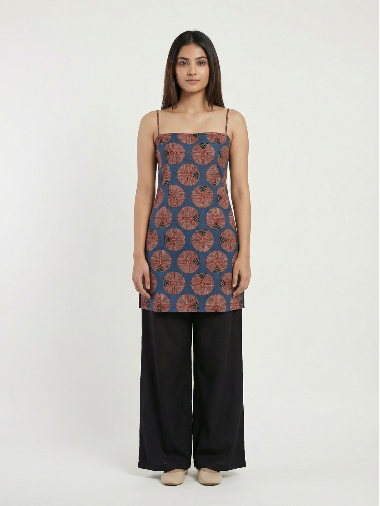 Mannat Noodle Strap Corset Kurti