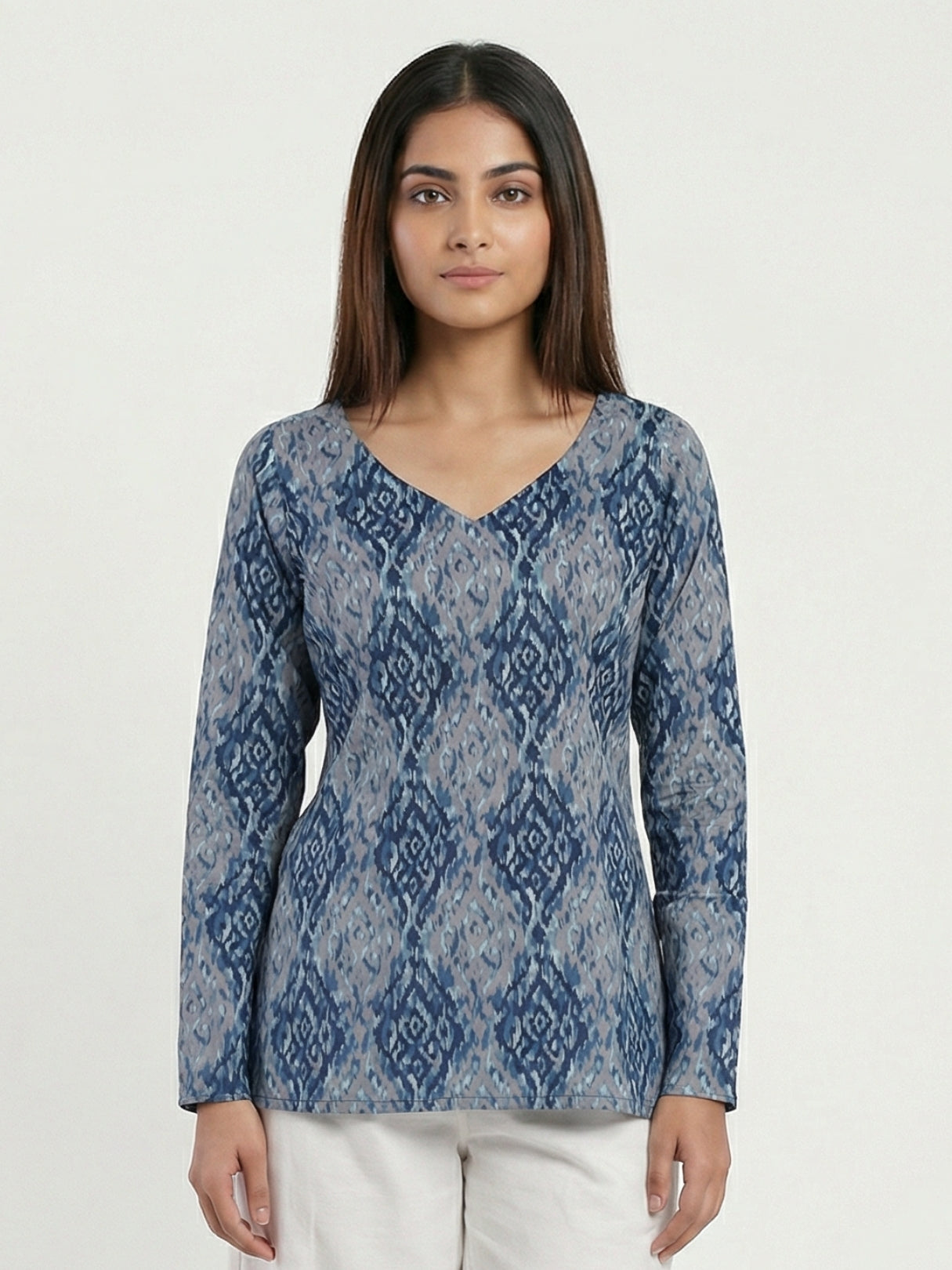 Manzil Sleeved Modest Kurti