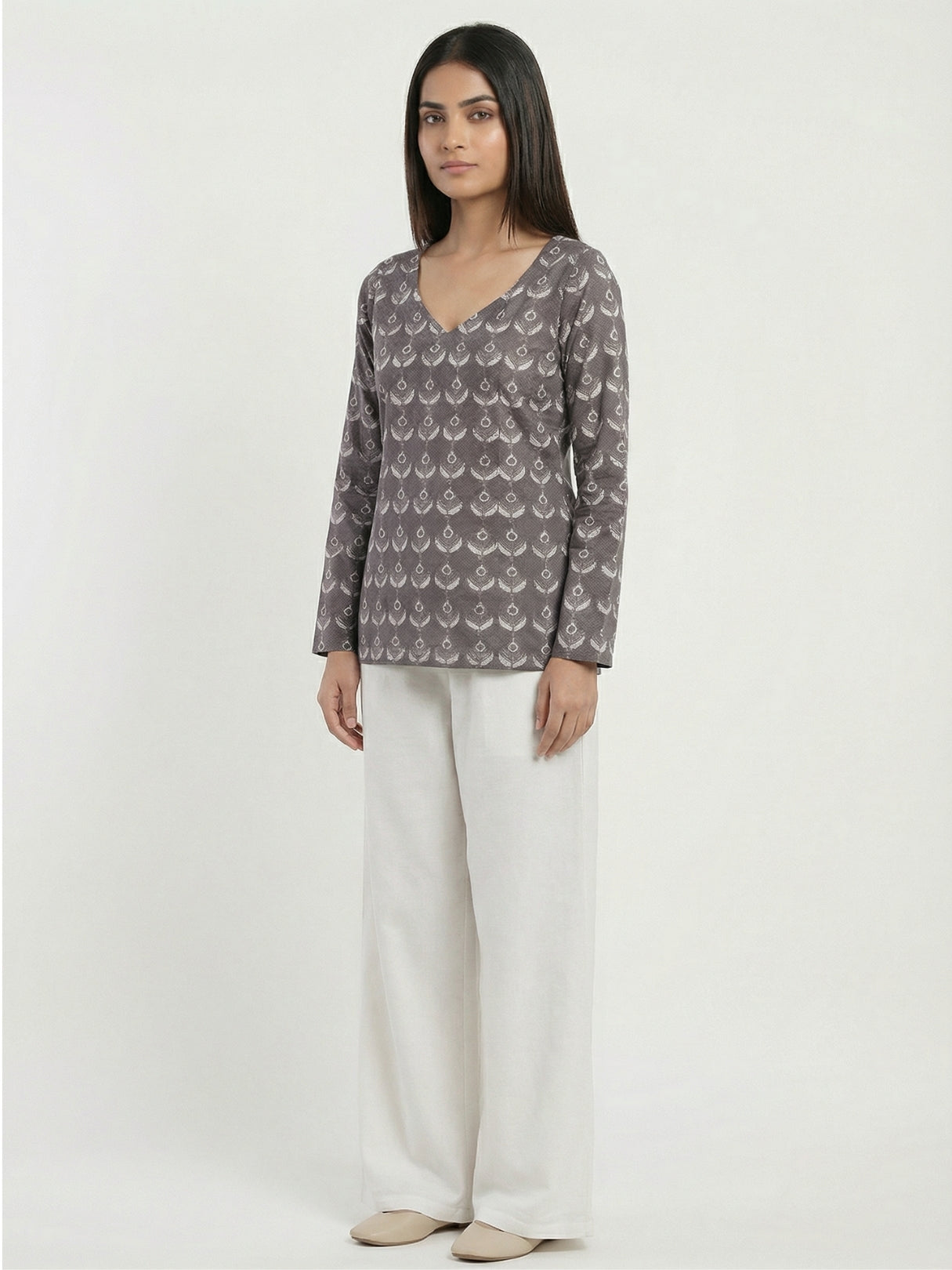 Urvi Sleeved Modest Kurti