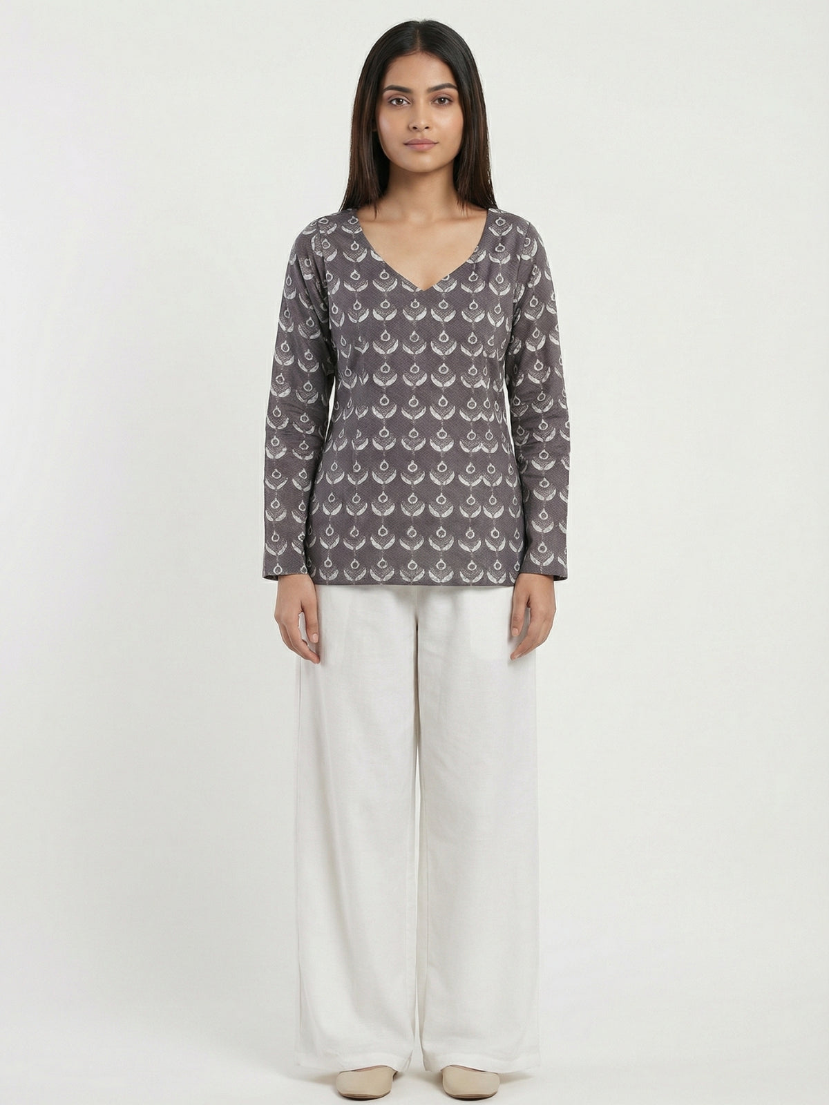 Urvi Sleeved Modest Kurti