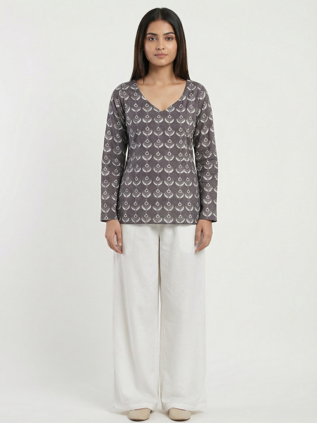 Urvi Sleeved Modest Kurti