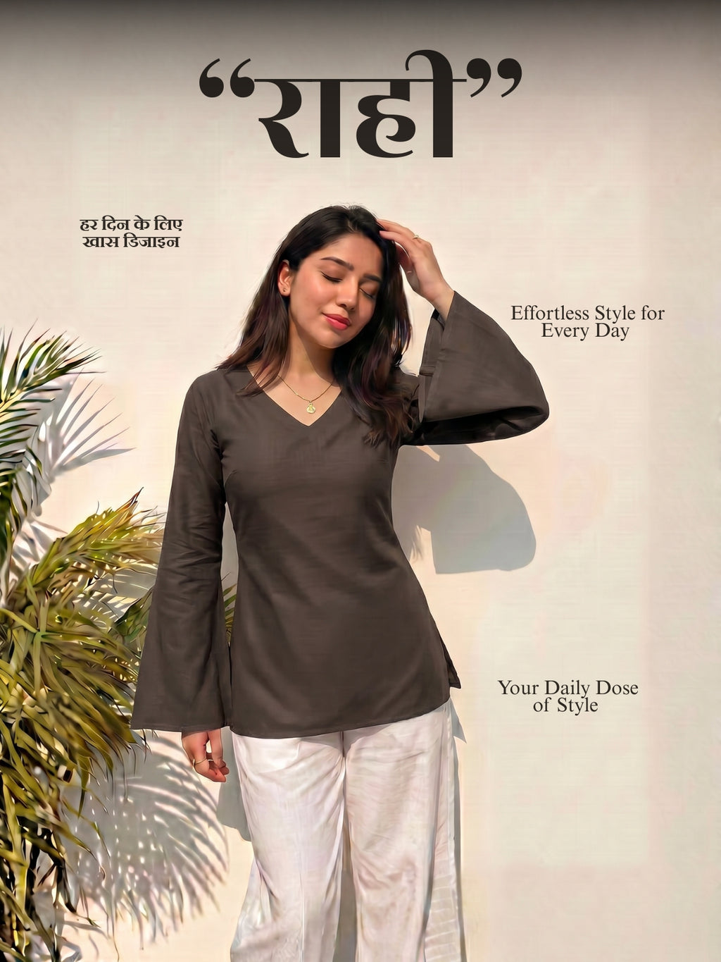 Raahi Bell Sleeves Kurti